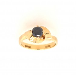 Pre Owned 18ct Black Diamond Ring ZX646